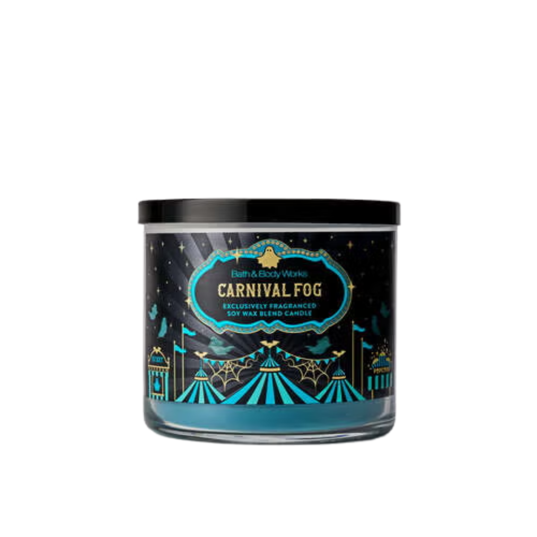 Bath & Body Works Carnival Fog 3-Wick Candle, 14.5 oz | 411 g
